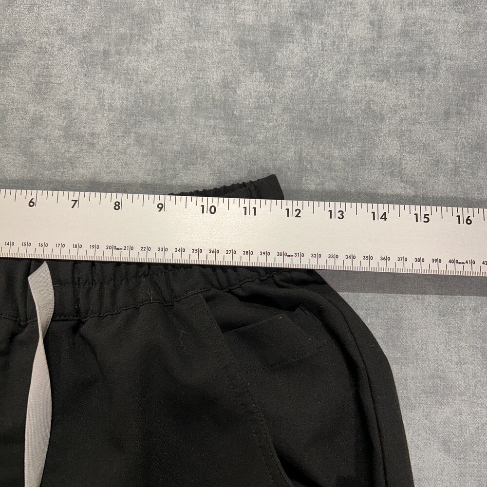 FIGS Zamora Jogger Scrub Pants Black medical work womens size XS - Picture 6 of 7
